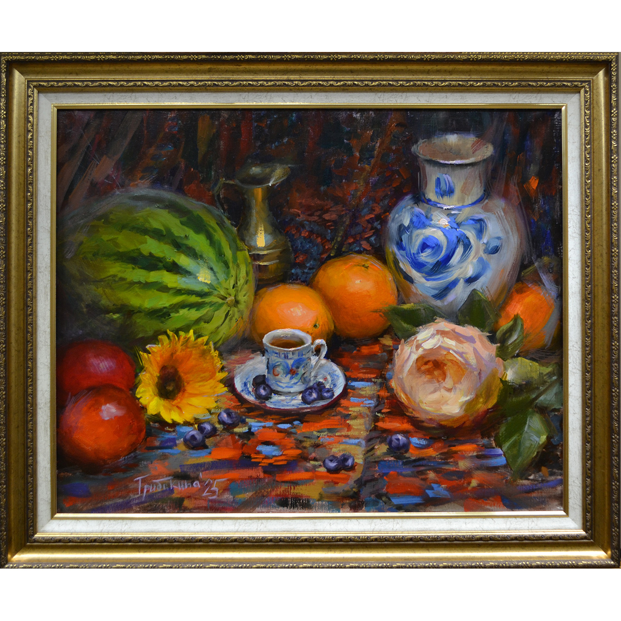 Натюрморт с арбузом