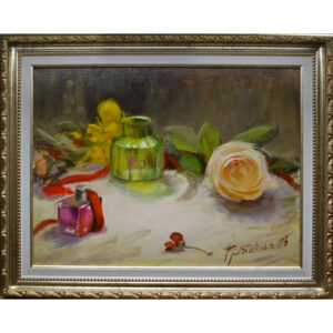 натюрморт с цветным стеклом